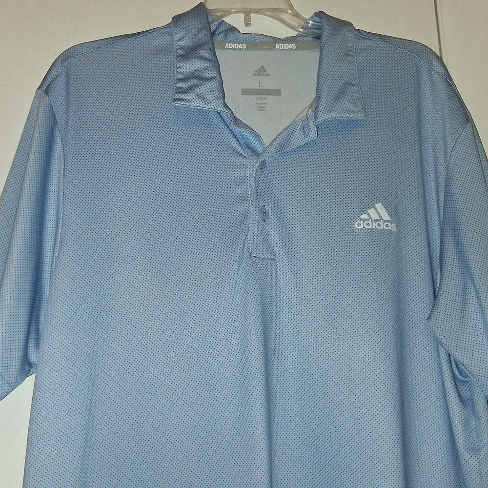 Adidas Men’s Light Blue Golf Polo SzL